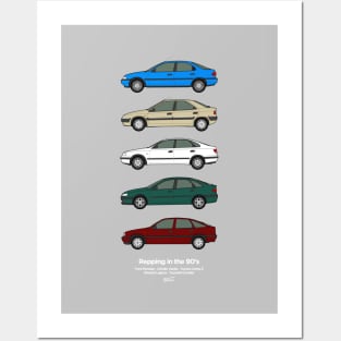 90's sales rep cars Posters and Art